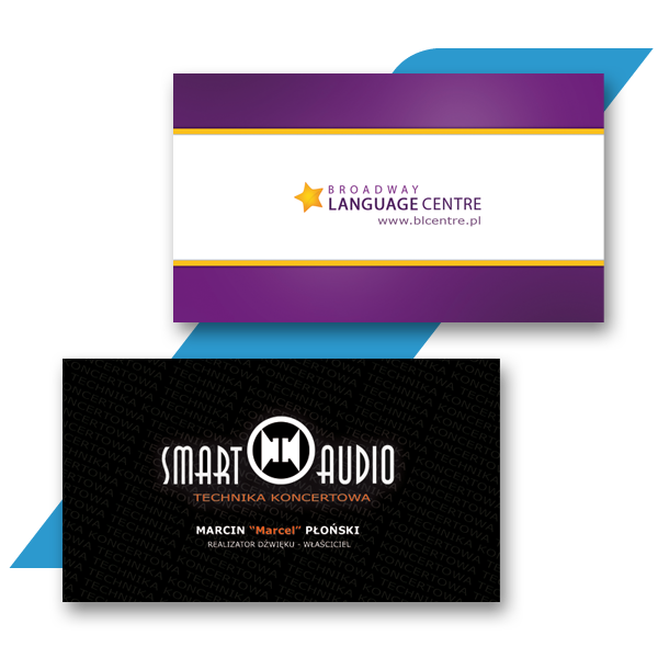 Przykłady wizytówek